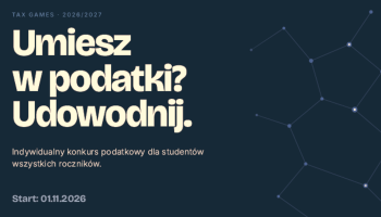 Tax Games 2026/2027 – konkurs podatkowy dla studentów